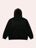 Black hoodie on a gray background
