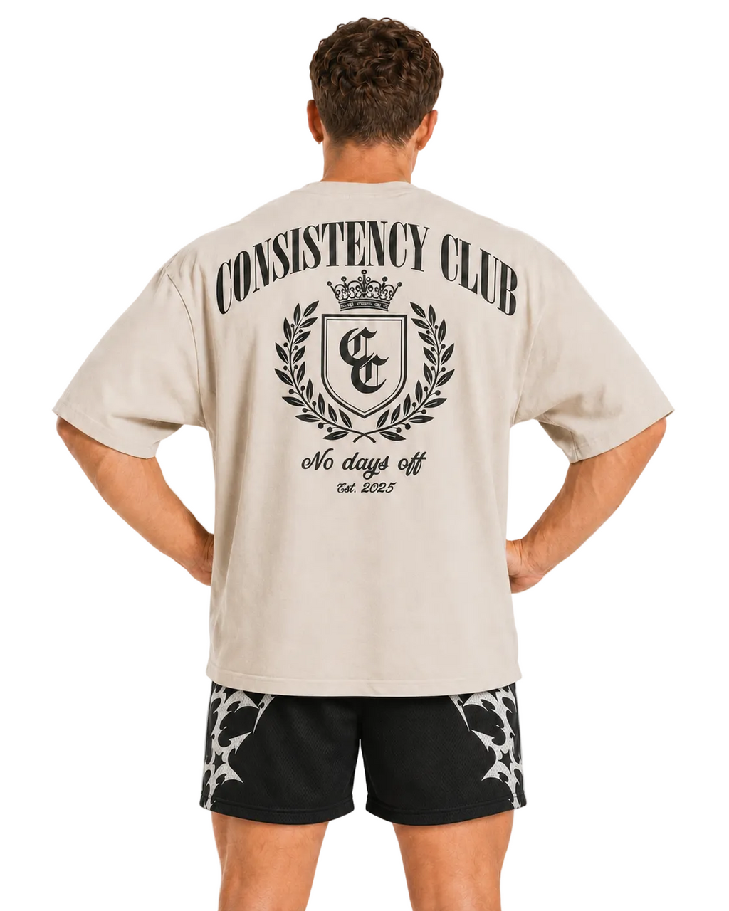 Consistency Club Oversized Gym T-Shirt | Workout & Streetwear Tee