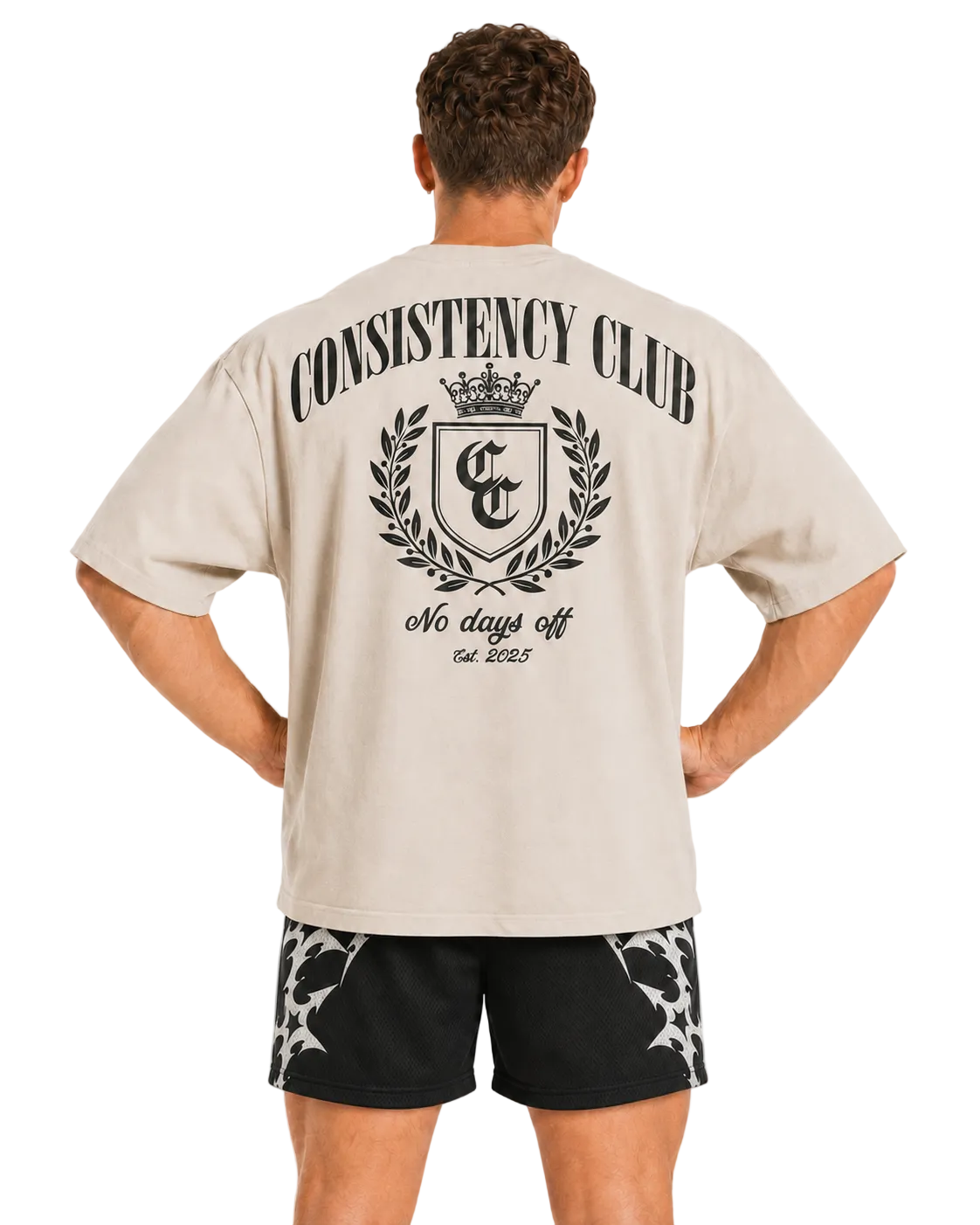 Consistency Club Oversized Gym T-Shirt | Workout & Streetwear Tee