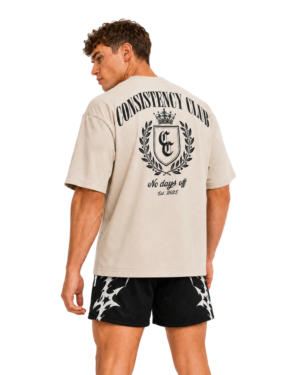 Consistency Club Oversized Gym T-Shirt | Workout & Streetwear Tee